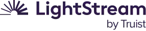 LightStream by Truist logo with dark blue text and sunburst icon